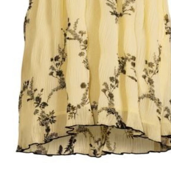 GANNI Pleated Georgette Smock Dress - Picture 5 of 10